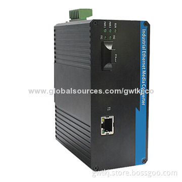 Gigabit Industrial Ethernet Media Converter, EMC Industrial Standard Design